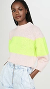 TIBI CROPPED ALPACA PULLOVER