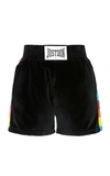 JUST DON ISLANDERS RAINBOW VELVET BOXING SHORT,729455