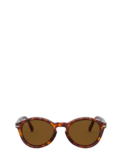 Persol Unisex Polarized Sunglasses, Po 3237s In Brown