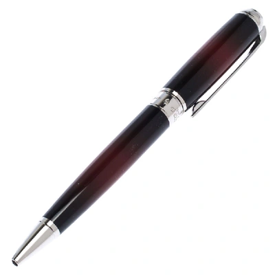 Pre-owned St Dupont D Atelier Sun Burst Red Ballpoint Pen