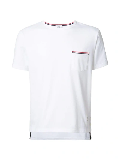 THOM BROWNE RWB-STRIPE COTTON T-SHIRT,MJS010A0145412477627