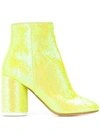 MAISON MARGIELA MAISON MARGIELA WOMEN'S YELLOW SEQUINS ANKLE BOOTS,S59WU0106P3125T3014 39