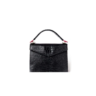 Les Petits Joueurs Women's Black Leather Handbag