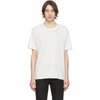 SAINT LAURENT OFF-WHITE GUITAR PRINT T-SHIRT