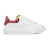 ALEXANDER MCQUEEN White Snake Oversized Sneakers