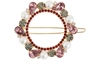 ERDEM ROUND CRYSTAL BARRETTE,PS20 1189LC/LILAC
