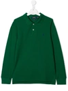 Ralph Lauren Kids' Logo Embroidered Polo Shirt In Green