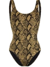 SOLID & STRIPED ANNE MARIE SNAKE PRINT SWIMSUIT