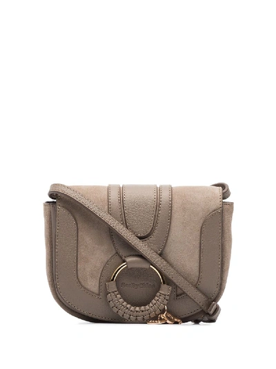 Chloé Grey Hana Leather Cross Body Bag