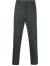 BRUNELLO CUCINELLI MID-RISE STRAIGHT CHINOS