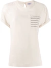 BRUNELLO CUCINELLI CREPE DE CHINE SHORT-SLEEVED T-SHIRT