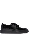 PRADA WEDGE-SOLE OXFORD SHOES