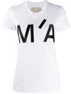 MARQUES' ALMEIDA EMBROIDERED LOGO CREW-NECK T-SHIRT