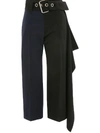 JW ANDERSON OVERSIZE BELT CROPPED TROUSERS