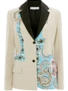 JW ANDERSON MYSTIC PAISLEY PATCHWORK BLAZER