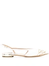 CASADEI POINTED TOE BALLERINA SHOES