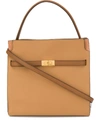 Tory Burch Lee Radziwill Tote Bag In Neutrals