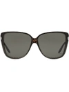 GUCCI BUTTERFLY FRAME SUNGLASSES