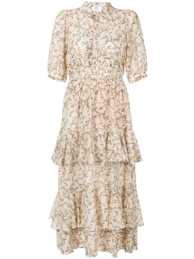 Sir Annalie Tiered Maxi Dress In Neutrals