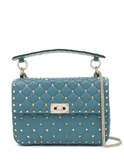 Valentino Garavani Rockstud Shoulder Bag In 16u Amadeus