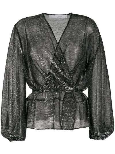 Iro 'maryle' Bluse Mit Sheer-effekt In Black