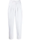 IRO PLEATED FRONT HIGH WAISTED TROUSERS