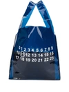 MAISON MARGIELA PRINTED DETAIL CLEAR TOTE BAG