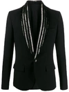 BALMAIN BEADED LAPEL BLAZER