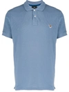 Ps By Paul Smith Short-sleeved Polo Shirt In Blue