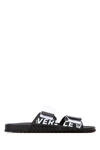 VERSACE Versace Logo Tough Strap Slides