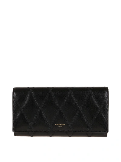 Givenchy Quilted Leather Crossbody Bag In Black