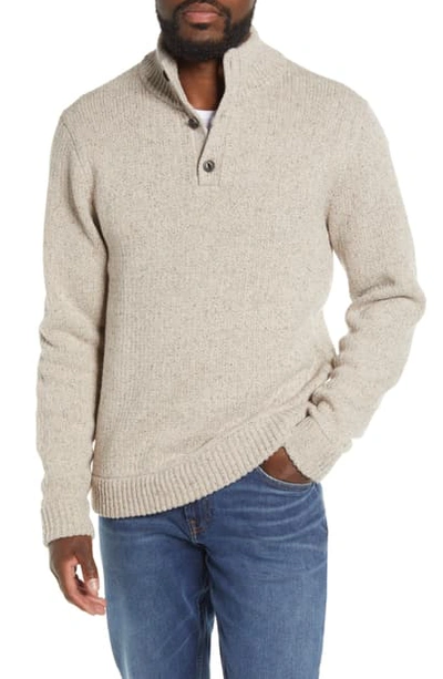 Patagonia Off Country Henley Sweater In Oatmeal Heather