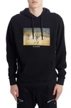 MARCELO BURLON COUNTY OF MILAN LAZO GRAPHIC HOODIE,CMBB083R20FLE0011050