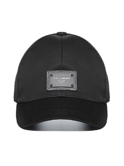 Dolce & Gabbana Baseball Hat In Black