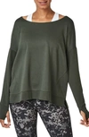 Sweaty Betty Simhasana Sweatshirt In Olive