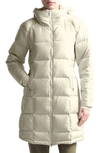 The North Face Acropolis Water Repellent 550 Fill Power Down Parka In Vintage White