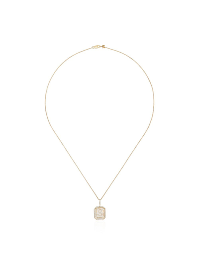Mateo 14kt Gold S Initial Necklace