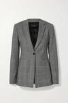 THEORY PRINCE OF WALES CHECKED WOOL-BLEND BLAZER