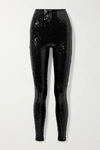 Commando Sequin Leggings In Black