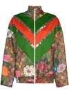Gucci Flora Gg Supreme Pattern Track Jacket In  Multicoloured:2103