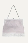 HVN ZOE FRINGED CHAINMAIL TOTE