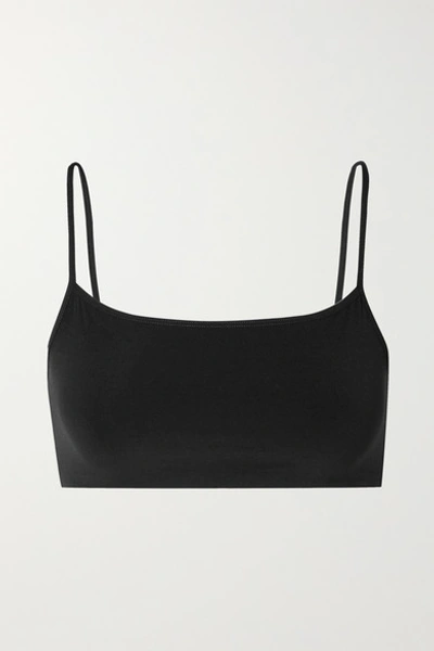 Wone Stretch Sports Bra In Black