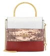 CHLOÉ ABY LOCK SMALL LEATHER SHOULDER BAG,P00438419