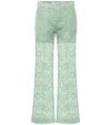 VALENTINO COTTON-BLEND LACE PANTS,P00440985