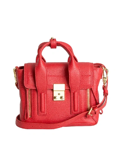 3.1 Phillip Lim / フィリップ リム Pashli Mini Satchel Bag In Red