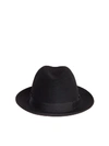 BORSALINO BLACK MARENGO FELT HAT,49 0025 0421