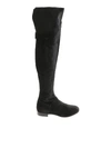 ALBERTA FERRETTI ALBERTA FERRETTI BLACK VELVET BOOTS