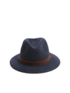 BORSALINO ALESSANDRIA BLUE FELT HAT,39 0060 0450