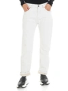 PENCE GUENDA WHITE JEANS WITH VINTAGE EFFECT