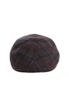 ALTEA BLACK AND BROWN BERET WITH MULTICOLOR DETAILS,1868131 39